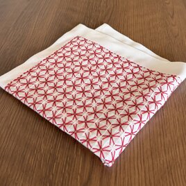 刺し子♡ふきん (寄せ模様・雲) | iichi 日々の暮らしを心地よくする