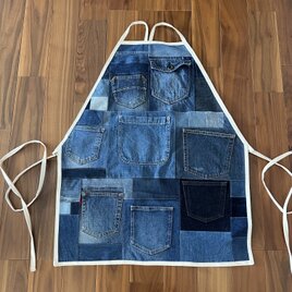 刺し子 刺子 デニム☆ボディバッグ☆デニムリメイク☆トートバッグ