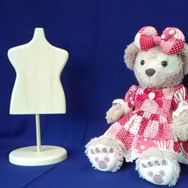 ぬいぐるみ うさぎ用白木のトルソー | iichi 日々の暮らしを心地よく