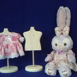 ぬいぐるみ うさぎ用白木のトルソー | iichi 日々の暮らしを心地よく