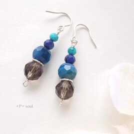 14kgf 潮紫陽花ピアス【AT-547P】 | iichi 日々の暮らしを心地よくする