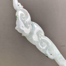 新入荷 ミャンマー 翡翠バングル 氷糯 55-57 BG9-55 薄白緑 57.5mm ミャンマー産 A貨 本翡翠 バングル | iichi 日々