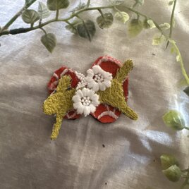 ハンドメイド☆キーケースミナペルホネンランランランhütteパッチ