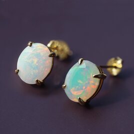 エチオピア産オパールの3粒ドロップネックレス ～Nymph | iichi 日々の