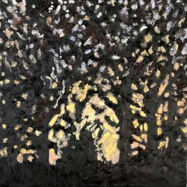 原画「公園」F5・油彩画 | iichi 日々の暮らしを心地よくする