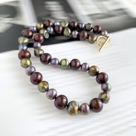 母石付きのブルーレースアゲート 揺れるピアス（k14gf)イヤリングに