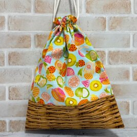 ランチョンマット(29×40／リバーシブル) 【和柄・水族館☆紺】 | iichi