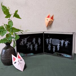 ステンドグラスのティッシュケース (HOUSE) | iichi 日々の暮らしを ステンドグラスのティッシュケース (HOUSE) | iichi 日々の暮らしを