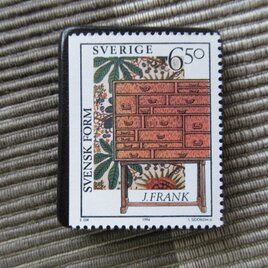 スウェーデン1994年 切手ブローチ11194 | iichi 日々の暮らしを