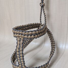 パラコード ハーフチョークチェーンタイプ 大型犬用（首回り34cm、頭