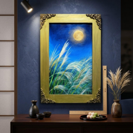 油絵 【雪降る幻想】 | iichi 日々の暮らしを心地よくするハンドメイド
