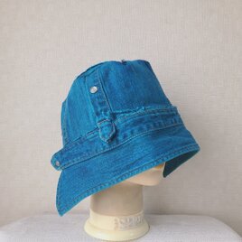 魅せる帽子☆小さめリバーシブル！ウール千鳥格子とスエードの