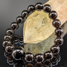 パワーストーン】モリオン(黒水晶) 18mm ブレスレット 【強力守護