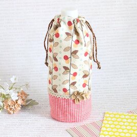 かわいい花柄ペットボトルカバー（ピンク） | iichi 日々の暮らしを