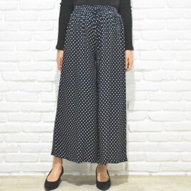再販 ドット柄カシュクールワンピース ＜ブラック＞ | iichi 日々の