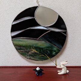ステンドグラスのサイドテーブル ステンドグラスのサイドテーブル | iichi 日々の暮らしを心地よくする