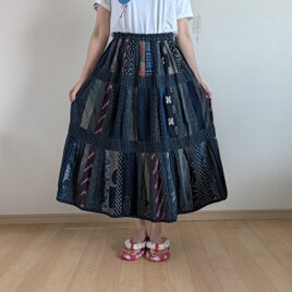 着物リメイク 手作り いろいろな浴衣 パッチワーク ワンピース 前開き