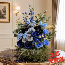 光触媒 人工観葉植物 ウォールグリーン フェイクグリーン 胡蝶蘭黄色