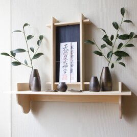木彫 神棚 セット 「CK-1 ホワイト」 | iichi 日々の暮らしを心地よく