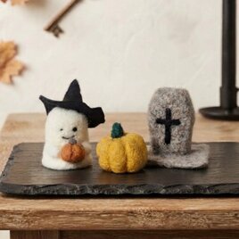 ハロウィンリース｜羊毛フェルトの季節飾り・家族で楽しむ「受注制作