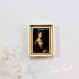 フランス♦️少女 アンティーク絵画♦️Ｂ.monvelサイン入り♦️送料込 アングル《浴女》 はめ込み式絵画のフェーブ フランス製 | iichi 日々