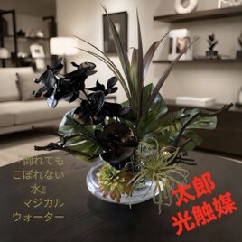 光触媒 人工観葉植物 ウォールグリーン フェイクグリーン 藤コアッド鉢