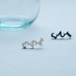 ドロップ チェーン ピアス シルバー925 アメリカンピアス レディース
