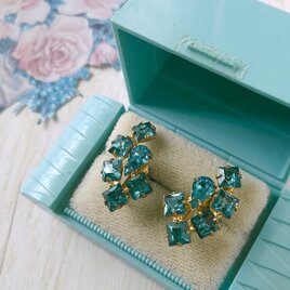 MONET》 clear rhinestone heart モネ ヴィンテージネックレス | iichi