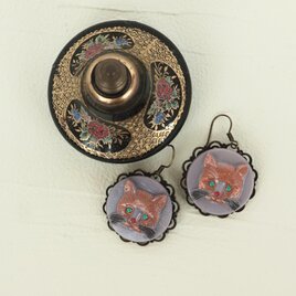 キラキラハートのビジュー ピアス | iichi 日々の暮らしを心地よくする
