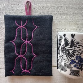 アイヌ刺繍コースターやワッペンに | iichi 日々の暮らしを心地よく