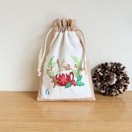 巾着2つセット（デコレクションズ・フラワー） | iichi 日々の暮らしを