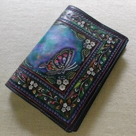 ほぼ日手帳weeks対応 レザー手帳カバー 刻印＆拭き染め | iichi 日々の