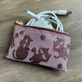 茶蛇柄】畳縁 テトラ型 ペンケース ブラウン ヘビ パイソン | iichi