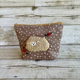 大人かわいいお花と猫ちゃんのトートバッグ コットン 猫 リボン flower