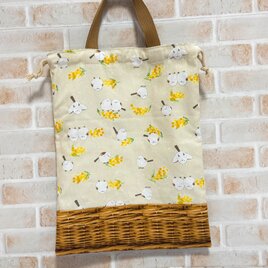 巾着袋 小 【パンダ☆青】 | iichi 日々の暮らしを心地よくする