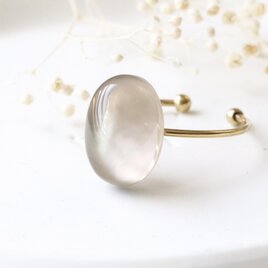 14Kgf 水晶ドロップ 一粒ピアス／イヤリング｜天然石クリスタル｜朝露