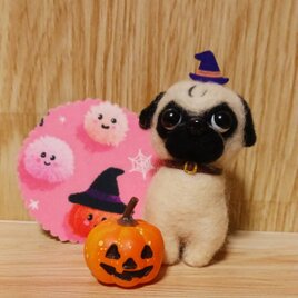 羊毛フェルト ハロウィン パグ かぼちゃのバケツ | iichi 日々の暮らし 羊毛フェルト ハロウィン パグ かぼちゃのバケツ | iichi 日々の暮らし