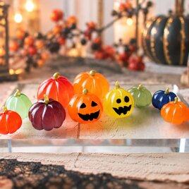 いたずらパンプキンのハロウィンナイト】ガラスのジャックオランタン