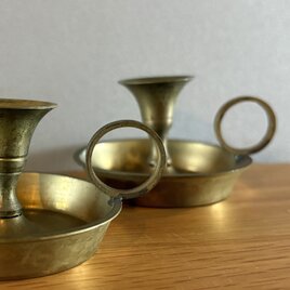 フランスの古いキャンドルスタンド 2個セット | iichi 日々の暮らしを