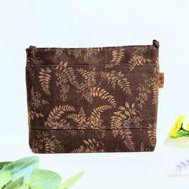 再販！ブラウンリーフのペタンコトートバック | iichi 日々の暮らしを