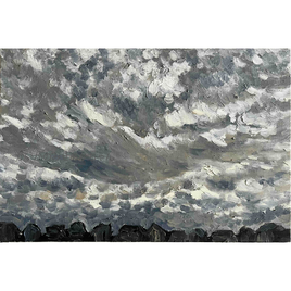 原画・油彩「室内 20252」絵画・F3（22×27㎝） | iichi 日々の暮らしを