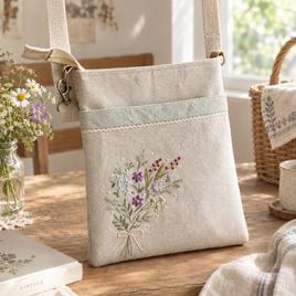 パッチワーク*アンティーク*手刺繍レース*リネン*トートバッグ | iichi