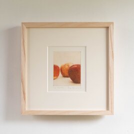 絵画・額縁・版画・二口 圭子・新品未使用・だるまさん ころんだ・エッチング・雑貨 版画 