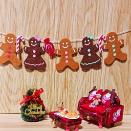 羊毛フェルト ハンドメイド トイプードル クリスマス サンタ帽子