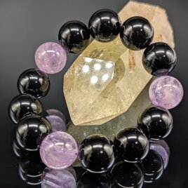パワーストーン】ラベンダーアメジスト ヒマラヤ水晶(ガネーシュ