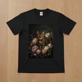 猫（ベンガル）の紋章 タンブラー 両面デザイン 蓋・取っ手付き