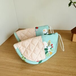 巾着2つセット（デコレクションズ・小花） | iichi 日々の暮らしを