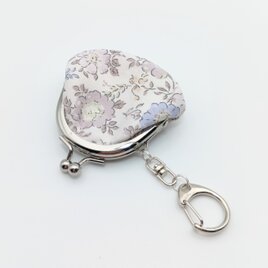 リバティ ハンドメイド がま口キーホルダー24個 リバティ ミニがま口キーホルダー 小銭入れ 5cm口金 コインケース