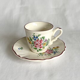 小皿 リモージュ デザートプレート ケーキ皿 フルーツ金彩 プルーン