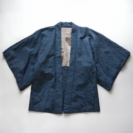 昭和中期 藍染 木綿 古布 無地 114×94cm｜ジャパンヴィンテージ
